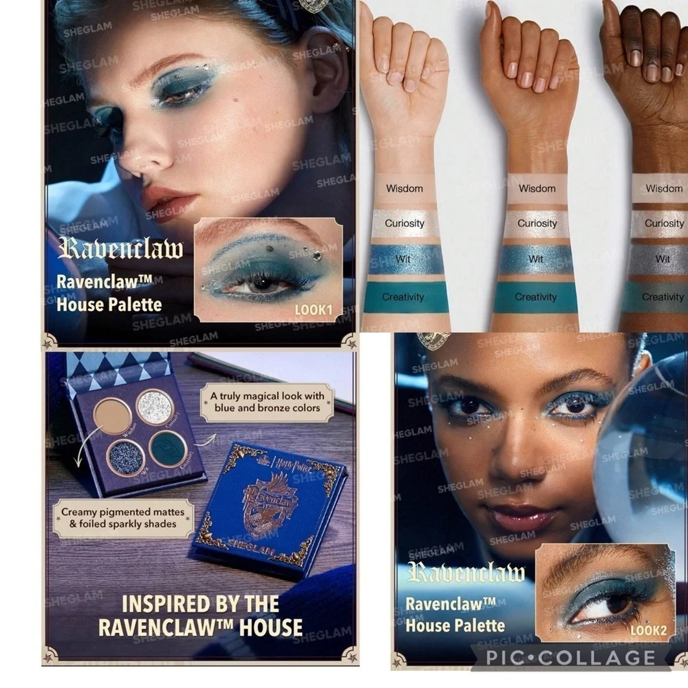 SHEGLAM Harry Potter Ravenclaw House Eye Shadow Palette NIB 3.7 g / 0.13 oz - Picture 8 of 8